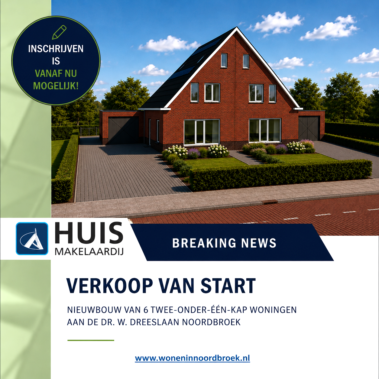 Verkoop van start - Huis Makelaardij